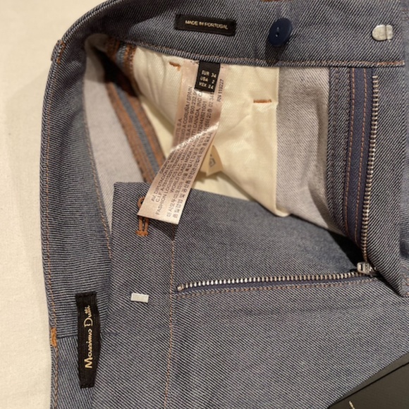 US Size 2 Massimo Dutti Bootcut Denim Trousers - Picture 4 of 5